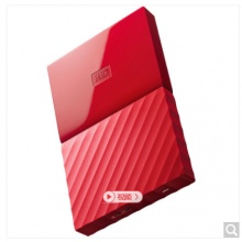 西部数据（WD）My Passport 4TB 2.5英寸 中国红 移动硬盘 WDBYFT0040BRD