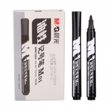 晨光记号笔油性M01黑，蓝，红